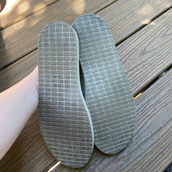 Sanuk Donna Hemp Side Walk Surfer Slip-Ons Women's 7 Color Green - Picture 5 of 6